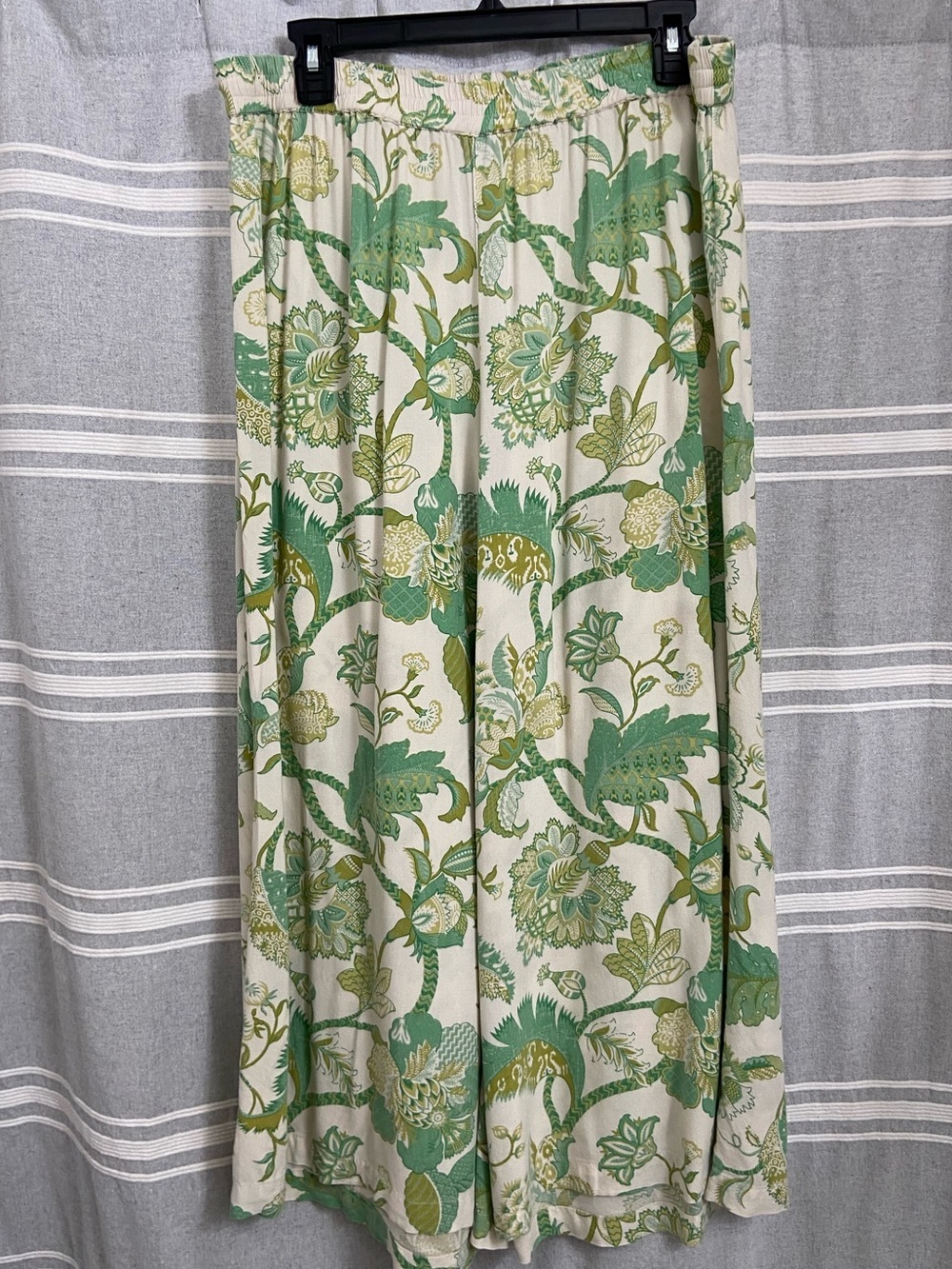 UTSA by Westside / Floral Wide Leg Palooza Crop Pants Size XXL Boho